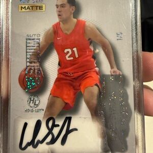 Autographed Basketball Trading Card